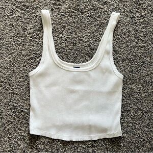 Old Navy Scoopneck Crop Fitted Tank Top
